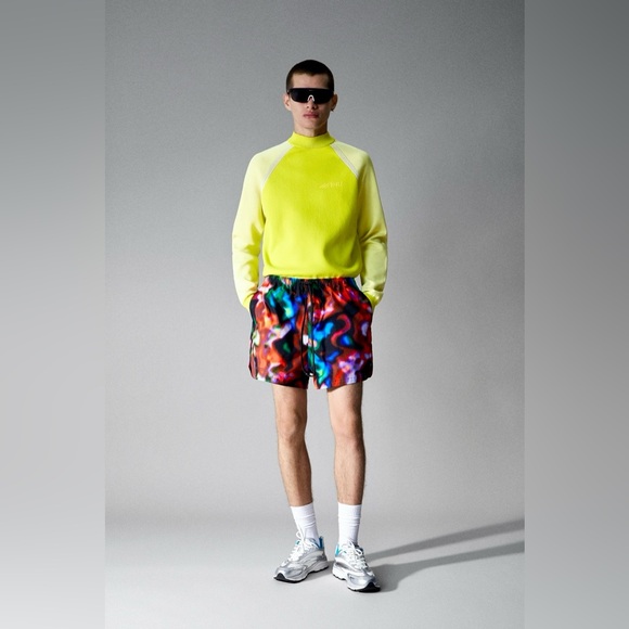 LIMITED EDITION RHU (ZARAxRHUIGI) Multicolored Shorts - Picture 3 of 11